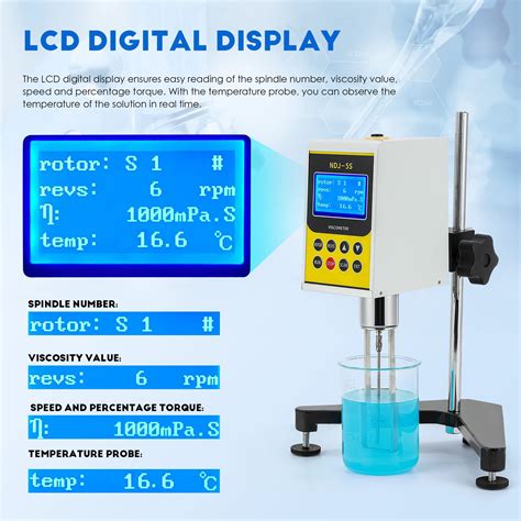 Mua Ndj S Rotary Visometer Digital Rotational Viscosity Meter Lab