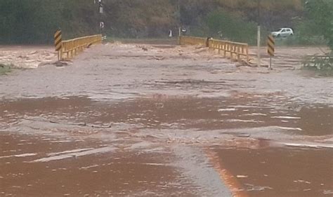 Vídeo Ponte Entre Argentina E Sc Fica Submersa Após Fortes Chuvas