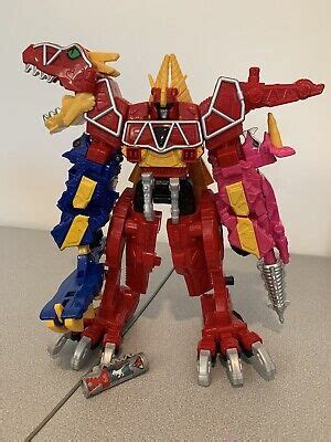 Power Rangers Deluxe Dino Charge Megazord Complete Num Charger