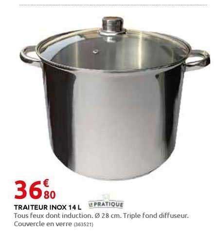 Promo Traiteur Inox 14 L Le Pratique Chez Rural Master ICatalogue Fr