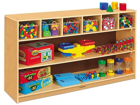 Lakeshore Classic Birch Store Anything Shelves And Cubbies In 2020