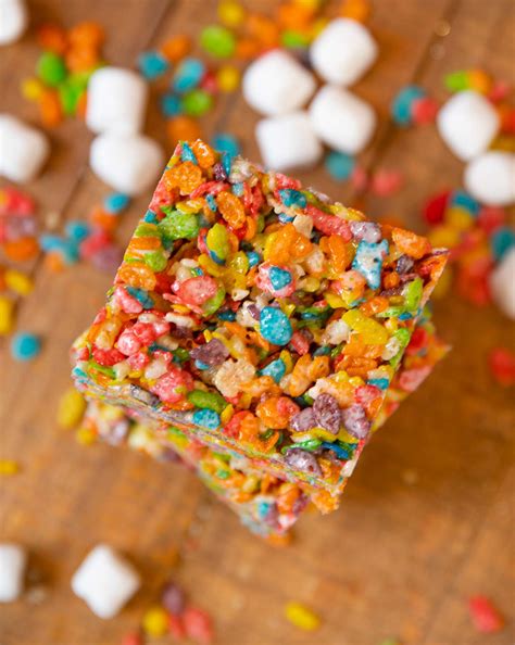 Fruity Pebbles Treats Recipe Done In 10 Minutes Dinner Then Dessert