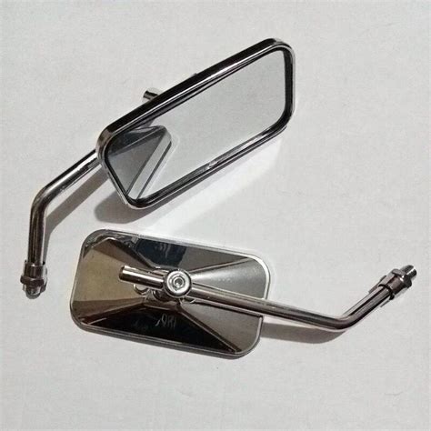 SPION KLASIK SPION RETRO CLASIC MODEL KOTAK CHROME UNTUK SEMUA MOTOR