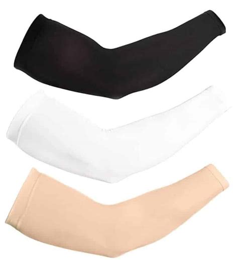 Uv Sun Protection Arm Sleeves Upf Cooling Compression Sleeves For