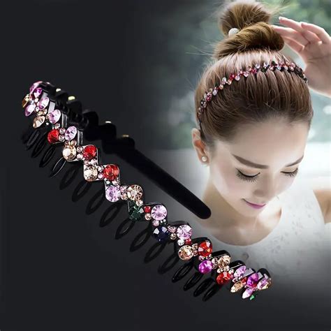 Buy Awaytr Fashion Rhinestone Hairband For Women Girls