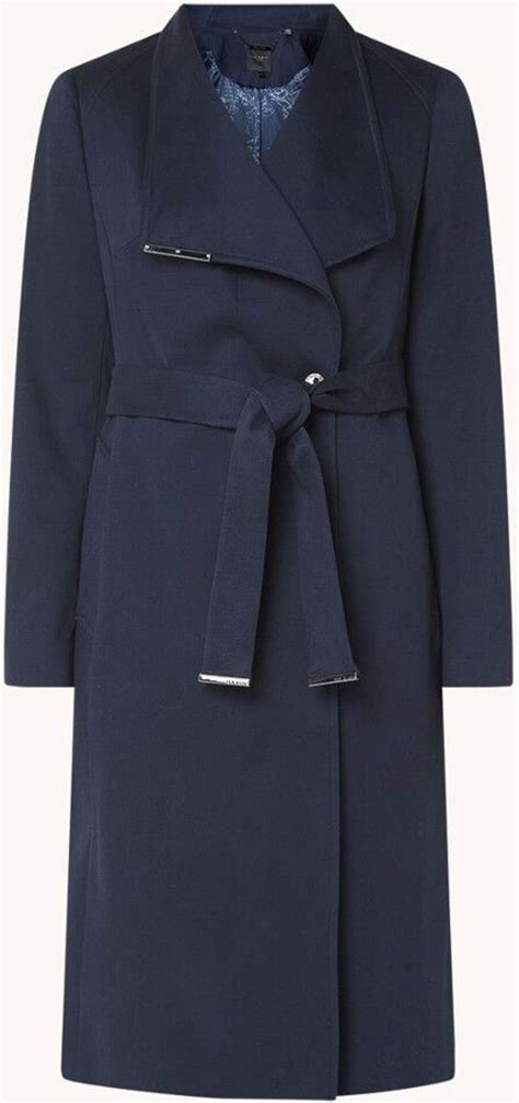 Ted Baker Rosina Trenchcoat Met Strikceintuur Donkerblauw Vergelijk Prijzen