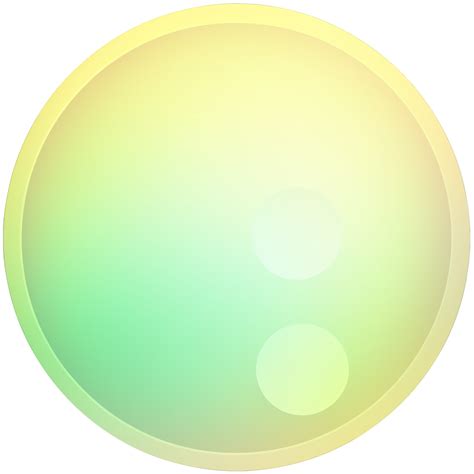 Green And Yellow Button Isolated On White Background Vector