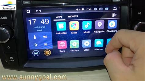 Sunnygoal Android Os Din Autoradio Lettore Dvd Per Suzuki Swift