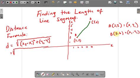 Length Of A Line Segment Worksheets