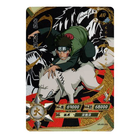 Kiba Inuzuka NR AR 052 Naruto Kayou Carte TCG Naruto