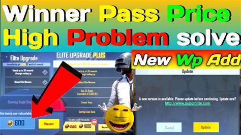 Pubg Lite New Update Pubg Lite Winner Pass Price High Problem Fix