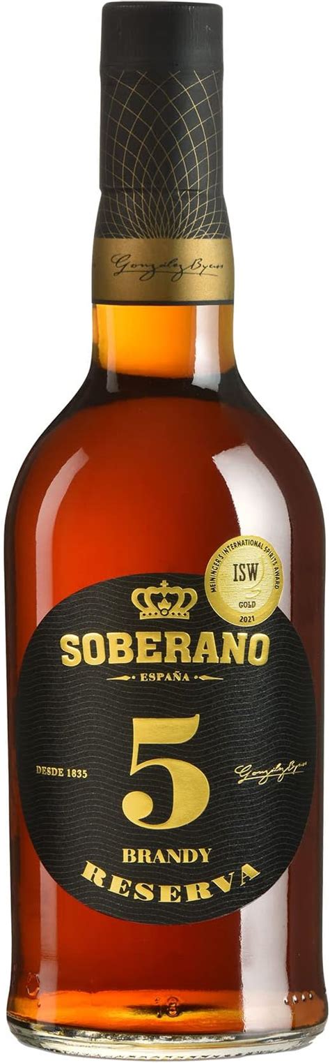 Soberano 5 Reserva Spanish Brandy Reserva 5 Year Aged Brandy In