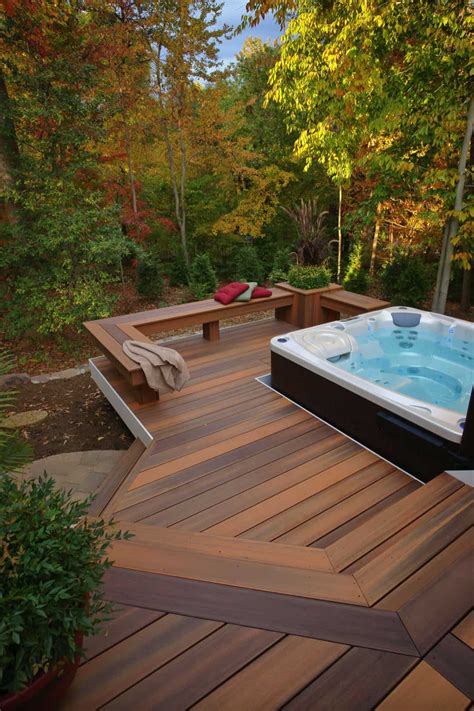 Amazing Outdoor Hot Tub Ideas For A Sanctuary Of Relaxation