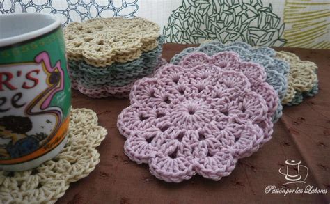 Posa Vasos Ganchillo Adornos A Crochet Croch