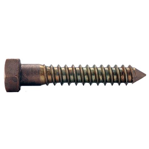 Tacoma Screw Products 1 4 X 2 Lag Screws Silicon Bronze 1 PKG