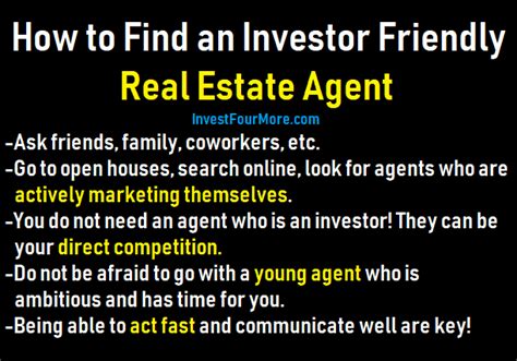 How To Find A Great Investor Friendly Real Estate Agent