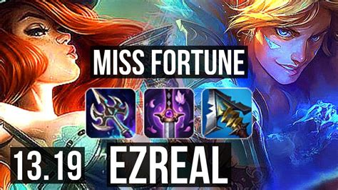 Miss Fortune Seraphine Vs Ezreal Rell Adc M Mastery