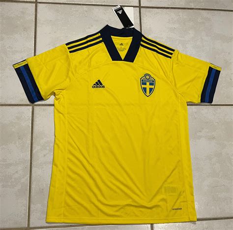 Nwt Adidas Sweden National Team 20202021 Jersey Mens Large Fh7620 Ebay