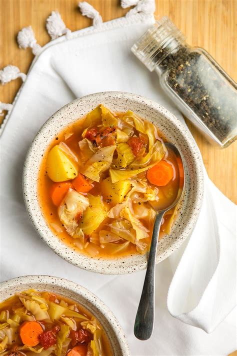 Hearty Cabbage Soup Recipe Vegan From My Bowl