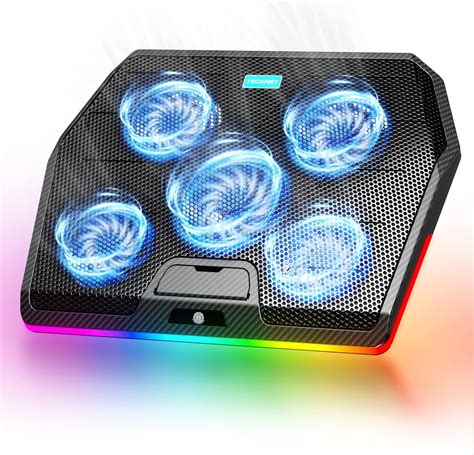 Tecknet Rgb Gaming Cooling Pad Quiet Laptop And Notebook Cooling Pad