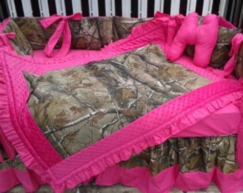 REALTREE CAMO 7 Piece Custom Made Crib Bedding Set Made With Etsy