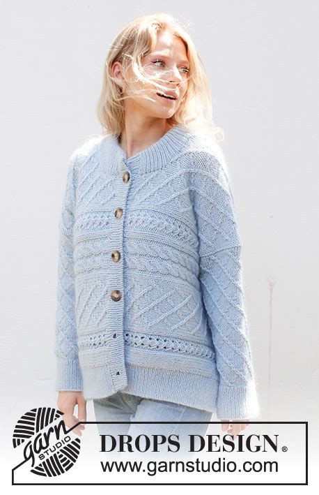 Snow Flake Cardigan DROPS 243 31 Kostenlose Strickanleitungen Von