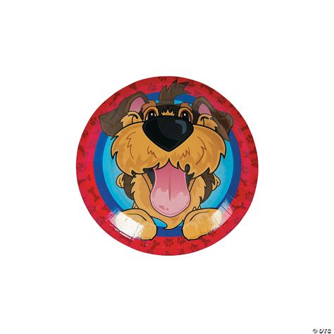 Puppy Party Paper Dessert Plates 8 Ct Discontinued