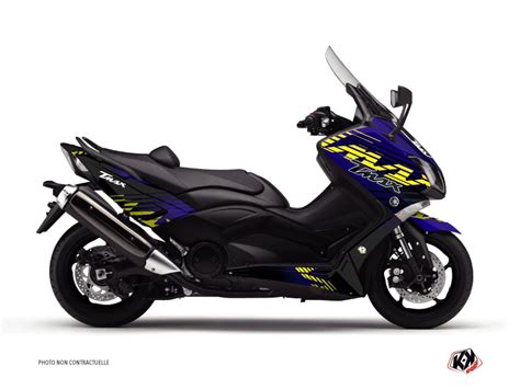 Perfect Kit D Co Maxiscooter Flow Yamaha Tmax Jaune A Beaucoup De