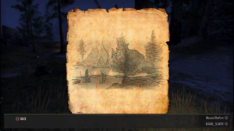 Eastmarch Treasure Map 1 Elder Scrolls Online YouTube