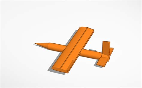 3D design Plane Design - Tinkercad