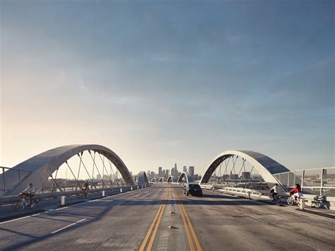 Architectural Photography At The Th Street Viaduct In Los Angeles