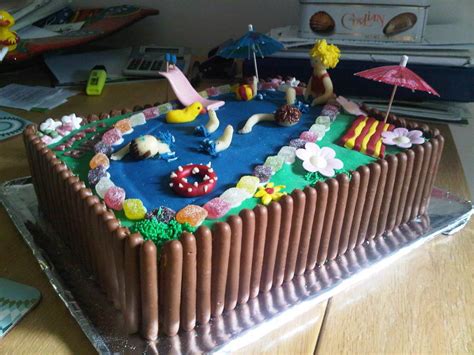 Swimming Pool Cake