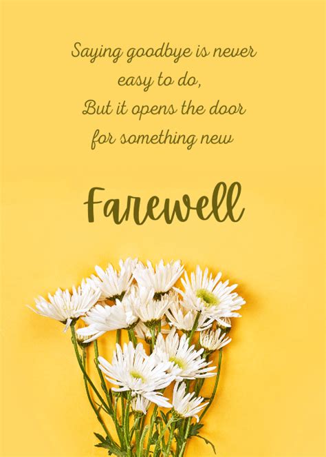 Free Printable Farewell Card Templates To Personalize 49 Off