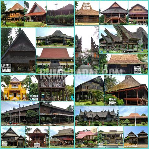 Rumah Adat Indonesia 34 Rumah Adat Provinsi Di Indonesia Lengkap Images