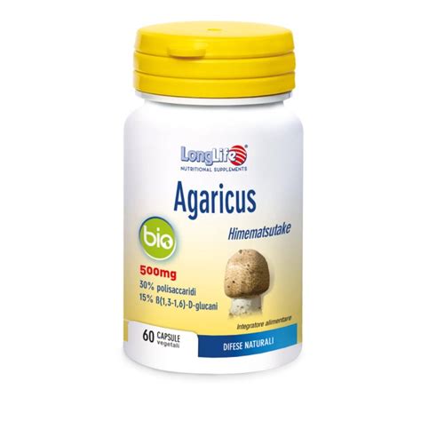 Agaricus Bio Mg Longlife C Psulas Farmacia Loreto