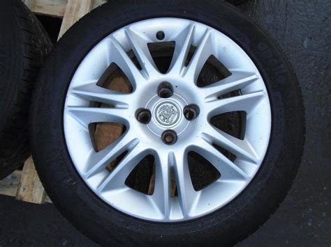 Vauxhall Corsa D 2007 On Alloy Wheels Set With Tyres 1955516 4 Stud