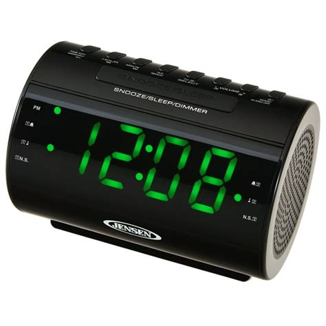 Jensen Jcr 210 Am Fm Dual Alarm Clock Radio