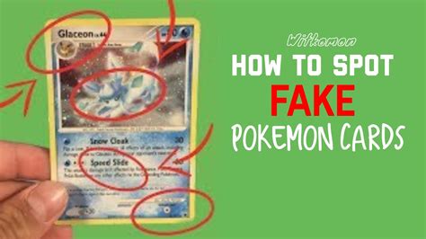 How To Spot Fake Pokemon Cards Youtube