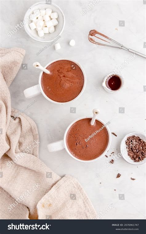 Hot Chocolate Marshmallows How Chocolate Whipped Stock Photo 2076961747 Shutterstock