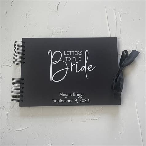 Letters To The Bride Scrapbook Etsy