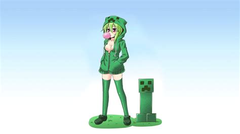 Anime Creeper Girl Wallpaper