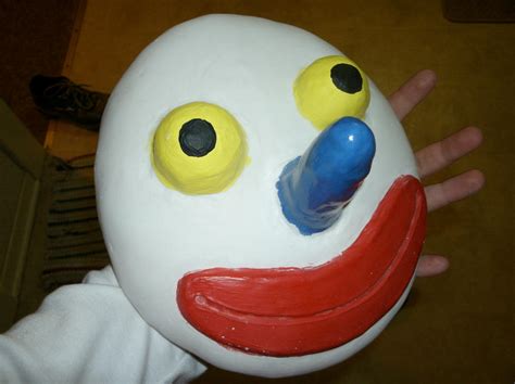 Close Up On 2d Clown Mask By Chub E Cat Studios On Deviantart