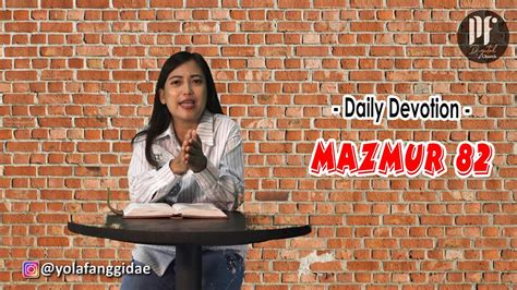 Pf Daily Devotion Mazmur Youtube