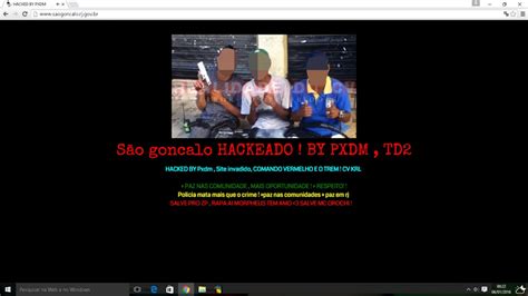 Hacker Invade Site Da Prefeitura De Sg O S O Gon Alo