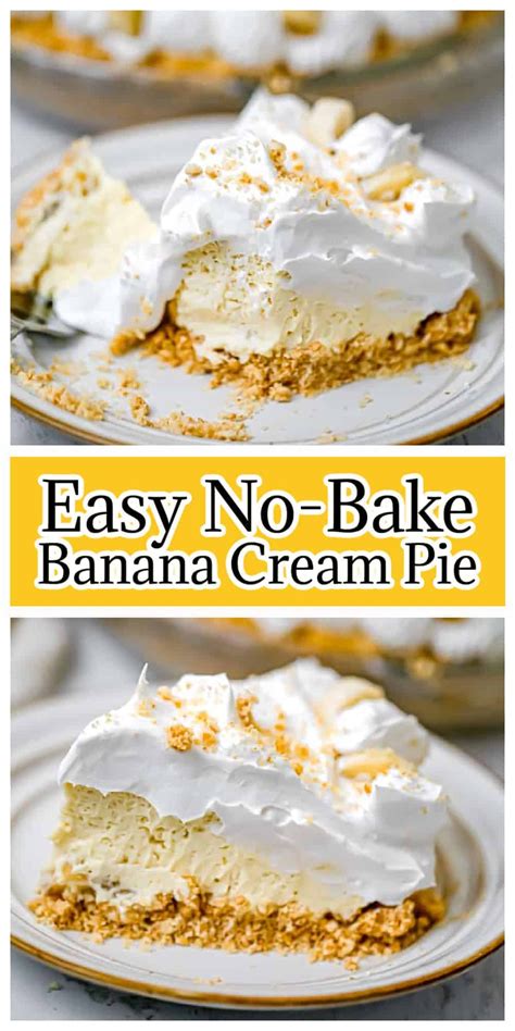 Easy No Bake Banana Cream Pie Artofit