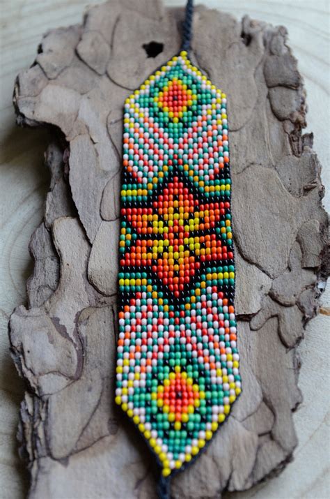 Native American Beaded Bracelets Beadwork Jewelry - Etsy