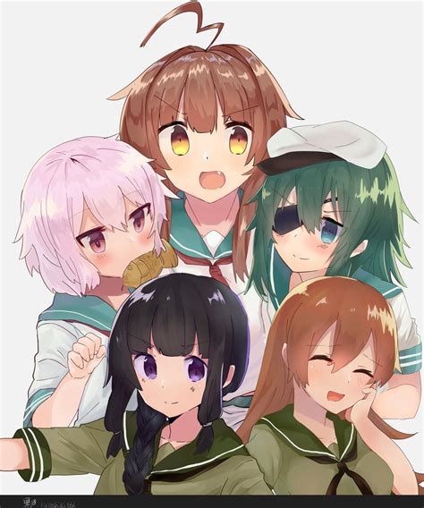 Kitakami Ooi Kiso Kuma And Tama Kantai Collection Drawn By