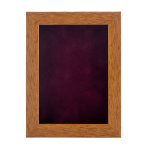 Warm Honey Brown Shadow Box Frame Acrylic Front Dark Red Suede 30 Sizes Available 24x30 24x30