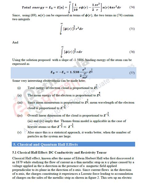 Fermi Gas Applications White Dwarf Stars Thomas Fermi Model Quantum