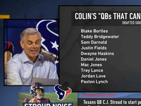 Colin Cowherd Listed Dwayne Haskins Who Passed Away Last Year As One Of His Quarterbacks Who